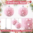 thumbnail image 4 of Boovnll Christmas Balls Ornaments For Xmas Tree 6Pcs Shatterproof Christmas Tree Decorations Tree Hanging Balls Muti Color Christmas Balls Ornaments Set For Party, 4 of 9