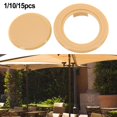 thumbnail image 3 of Ensemble de Housses pour Anneau de Trou de Parasol de Table de Patio et de Jardin 2 Pouces Plastique Brun, 3 of 5