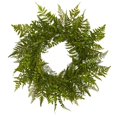 thumbnail image 1 of Nearly Natural 4205 Couronne de Fougères Mélangées 24 Po., 1 of 3