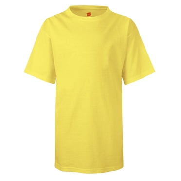 Hanes Nano-T T-Shirt pour Enfants, P, Jaune