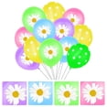 thumbnail image 3 of CIMAXIC Party 62pcs Daisy Pattern Balloon Scene Layout Balloon Party Decor Party Supplies,4.72"X2.36"X0.02", 3 of 4
