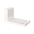 thumbnail image 2 of EARKITY Deals Dish Drying Rack, Space Saving Plate Organizers Holders Racks for Cabinet and Cupboard, Collapsible Dish Strainer with Cutlery Holder, Pot Lid Organizers for Kitchen Countertop, 2 of 3