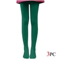 thumbnail image 1 of FAIWAD Collants de Danse Ballet pour Filles 3 Pcs Doux Opaques avec Pieds Extensibles Taille Haute Bas Colorés, 1 of 6