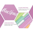 thumbnail image 3 of 25Pcs Recipe Card Dividers Kitchen Recipe Cards Convenient Recipe Box Dividers Cookbook Cards, 3 of 7