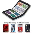 thumbnail image 4 of HSHDLDF Trading Card Binder with Sleeves Collection Cartable Cards Zipper Binder Collect Holder Album 400 Cards with 50 Removable Page Carrying Case Binder Book Folder Storage for Boys Girls(Black）, 4 of 6
