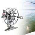thumbnail image 1 of DYNWAVECA Moulinet de Pêche sur Glace Accessoires de Pêche Multi-Usage Robuste Main Droite Alliage d'Aluminium pour Pêche en Rivière Roche Pêche en Eau Salée Pêche en Plage, 1 of 10
