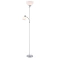 thumbnail image 4 of Mainstays 72‘’ Silver Combo Floor Lamp with Reading Lamp, Modern Design, 4 of 6
