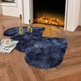 thumbnail image 4 of EGNMCR Valentine Day Decorations, Valentine's Day Fluffys Rugs For Bedroom 40X20In Machine Washable Living Room Rug Carpet Heart Shaped Bedside Rug Rugs Non Slip Carpet Mats Home Decor Polyester Rug, 4 of 6