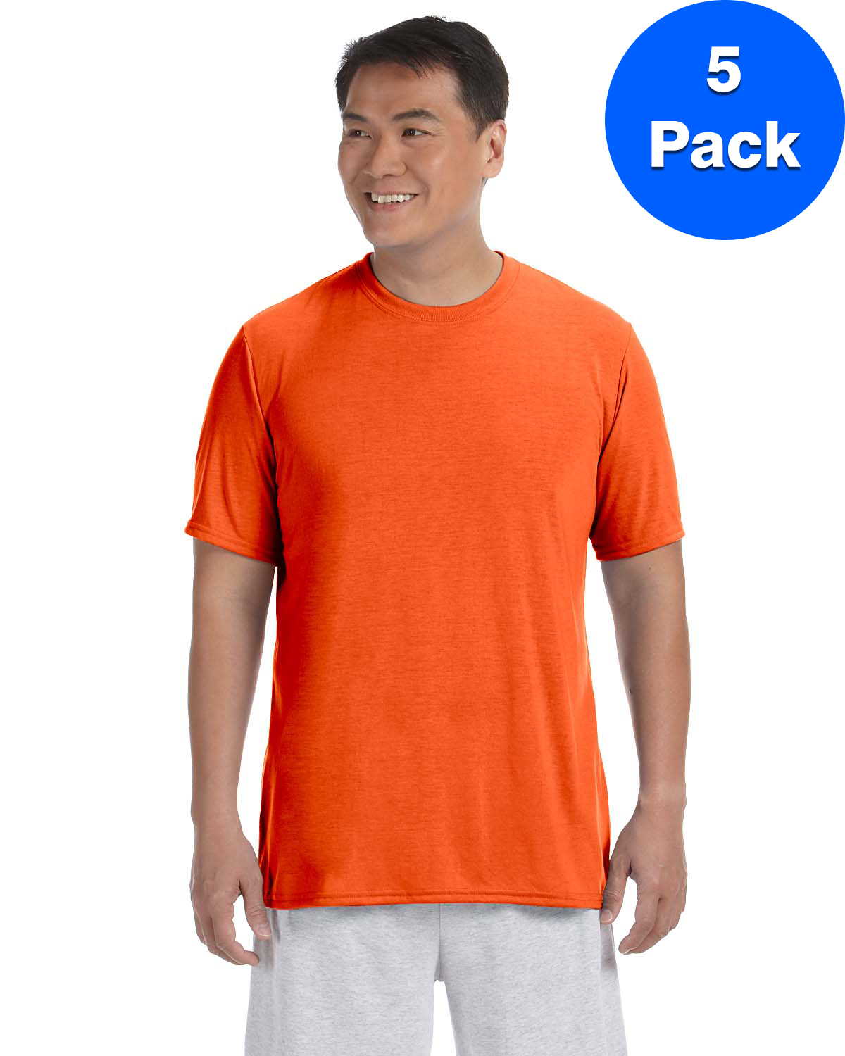 Gildan Men's Performance Men's . T-Shirt - G420 (Pack Of 5)