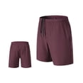 thumbnail image 1 of Diufon Men's Athletic Shorts Drawstring Waisted Outdoor Sport Shorts Spring Summer Hiking Shorts with Pockets, 1 of 4