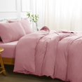 thumbnail image 2 of Duvet Cover Queen -Piece Prewashed Ultra Soft Queen Bedding Set - Features Zipper Closure and Corner Ties Includes Duvet Cover x Pillowcases No Comforter, 2 of 7