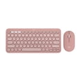 thumbnail image 1 of Logitech Pebble 2 Combo, Wireless Keyboard and Mouse, Quiet and Portable, Customizable - Rose, 1 of 9