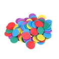 thumbnail image 3 of 100pcs Plastic Learning Counters Disks 25mm Bingo Chip Counting Discs Markers, 3 of 6