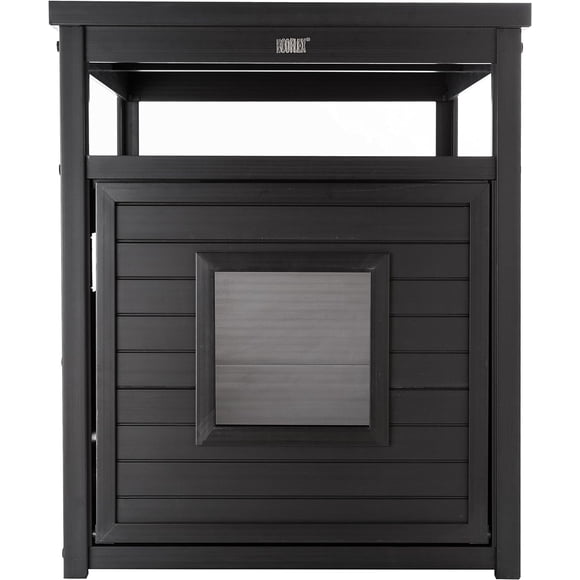 Ecoflex Habitat n Home Jumbo Litter Loo, Litter Box Cover, and Furniture style End Table for Cats