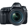 thumbnail image 3 of Canon EOS 5D Mark IV DSLR Camera with 24-70mm F4L Lens 1483C018 Canon EF 50mm Lens 64GB Memory Card Color Filter Kit Filter Kit LPE6 Battery External Charger Card Reader International Model, 3 of 7