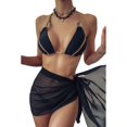 thumbnail image 5 of Paréo pour Femmes - Jupe Portefeuille de Plage Transparente Assortie pour la Natation et les Vacances, 5 of 5