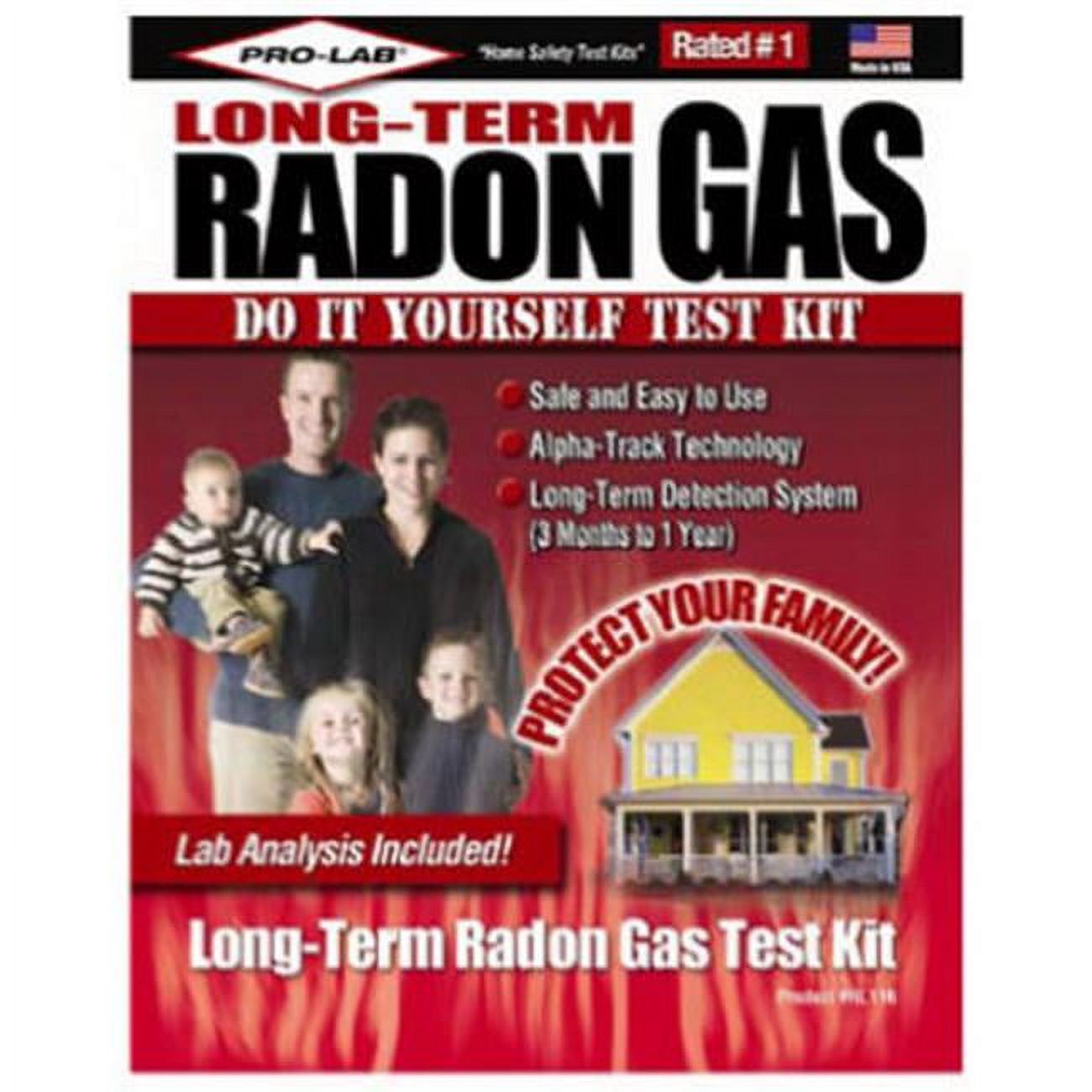 Pro-Lab RL116 Long Term Radon Gas Test Kit