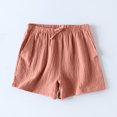 thumbnail image 2 of Tranfacy Shorts pour Femmes Décontractés, Shorts d'Été pour Femmes, Shorts Décontractés Unis avec Poches pour la Maison Shorts d'Été Décontractés Shorts Extérieurs, 2 of 6