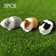 thumbnail image 1 of Guinea Pig Plush Pig Animal Stuffed Soft Small Hamster Toy Cute, 1 of 9
