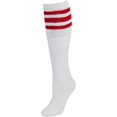 thumbnail image 1 of CTM® Chaussettes Tube Côtelées à Rayures (Lot de 4 Paires), 1 of 2
