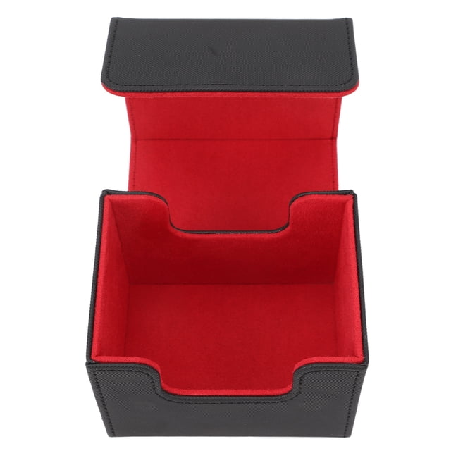 Boîte pour Jeu de Cartes, Boîte de Rangement pour Cartes de Jeu Boîte de Rangement pour Cartes à Collectionner Étui de Rangement en Cuir PU pour Cartes de Jeu Cartes de Tarot