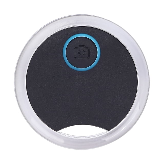 Graflsoa S8 Traqueur Bluetooth Rond pour Clés, Portefeuilles et Animaux / Alarme Anti-Perte avec GPS et Télécommande / Design Compact en Noir, Blanc, Bleu Ou Rose