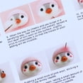 thumbnail image 3 of Pisexur Cute Penguin Pattern Handmade DIY Poke Wool Felts Material Production Package, Christmas Gifts for Kids, 3 of 9