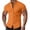 Orange, variant on lcziwo Deals of The Day 2024 Linen Shirts for Men Summer,Men's Muscle Fit Linen Dress Shirts Banded Collar Short Sleeve Casual Button Down Shirts