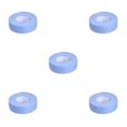 thumbnail image 1 of bedienty Sealing Strips Waterproof PVC Mildew-Proof Wall Sticker Strong Smooth Self Adhesive Tape Shower Countertop Restaurant 3.2m*2.2cm Blue 5Set, 1 of 6