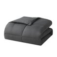 thumbnail image 2 of Nestl All Season Goose Down Alternative Comforter, Queen/Full, Gray, 2 of 6