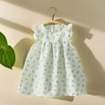thumbnail image 2 of MEZZALL Robes d'Été pour Filles Imprimé Floral Robe Confortable Décontractée pour Sorties Quotidiennes 3-4 Ans Coupe Décontractée Robe d'Été pour Bébé, 2 of 3