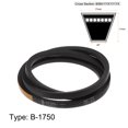 thumbnail image 2 of Unique Bargains B-1750 V-Belts Drive Belt, Rubber, for Power Transmission, 2 Pack, 2 of 6