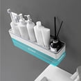 thumbnail image 4 of Dvkptbk Étagère de Rangement Salle de Bain Étagère de Toilette Supérieure Murale Sans Perçage Étagère de Salle d'Eau Durable Capacité de Charge Élargie Organisation et Rangement, 4 of 7