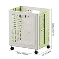 thumbnail image 4 of Sentmoon Panier à Linge Organisateur Panier Organisateur Paniers à Linge Pliables Multifonction Portable Panier à Vêtements Sales avec Roues Organisation Panier de Rangement pour Jouets avec Poignée, 4 of 7
