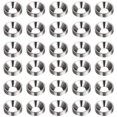 thumbnail image 1 of Unique Bargains Lot de 30 Rondelles à Encastrer M4 en Alliage d'Aluminium Anodisé, Gris, 1 of 4