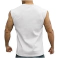 thumbnail image 4 of LOVZFMLL Tank Tops for Men's Tank Solid Color Outdoor Fitness Sports Fine Strip Breathable Tank, 4 of 4