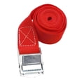 thumbnail image 2 of facefd Leashing Strap Ratchet Tie Cargo Rope Polyester Multicolored Wear-resistance Book Rustproof Buckle Luggage Cable Red, 2 of 9