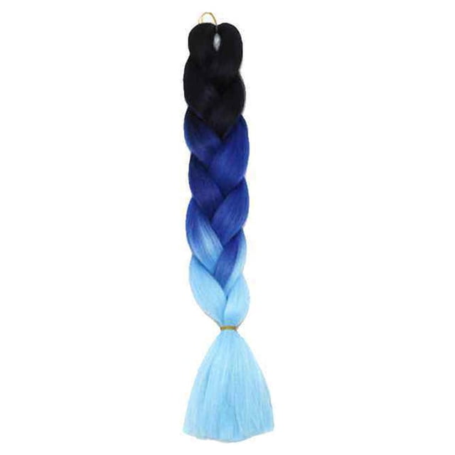 serony Gradient Color Women Braid Hair Large Braiding Hair Wigs High Temperature Fiber Synthetic Hair Extensions