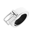 thumbnail image 2 of Langgg Mens Belt Handmade With Meticulous And Precise Craftsmanship For Any Occasion L63 Chromium White 1Set, 2 of 6