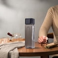 thumbnail image 4 of ZZkhGO 500ML Square Water Cup, Minimalist Transparent Plastic Glass, Portable Drinkware for Daily Use, 4 of 6