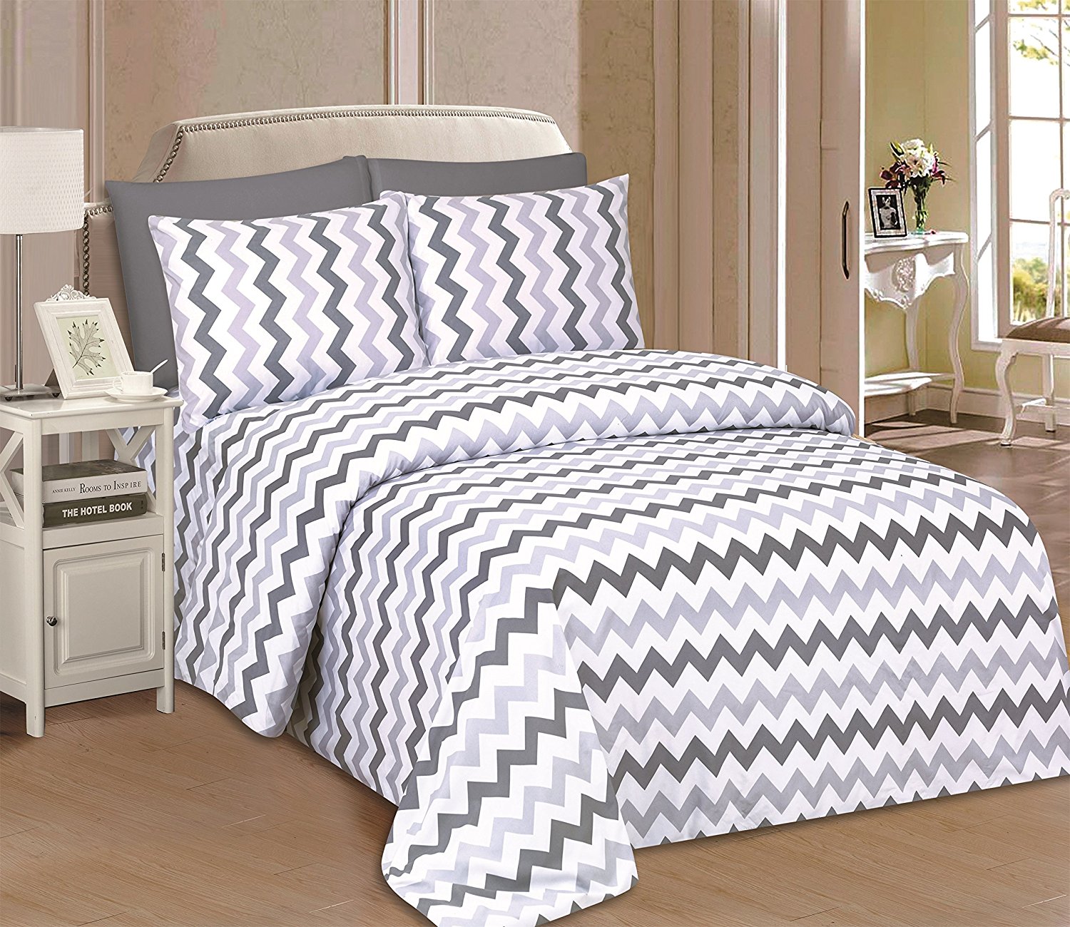 Beverly Hills 1800 Series Ultra Soft Printed 6 PC Sheet Set (Queen, Lambrt)