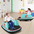 thumbnail image 4 of Gymax 6V Kids Ride On Bumper Car Vehicle 360 Degree Spin Toy w/ Remote Control Green, 4 of 10
