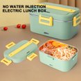 thumbnail image 3 of Wamans Bento Lunch Box 1.8L Electric Lunch Box Dual Voltage Heating Lunch Box Portable 304 Inner Tank Insulation Free Water Filling Lunch Box Clearance Items, 3 of 6