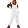 thumbnail image 5 of HBFAGFB Combinaisons pour Femmes Confortables Chaudes Combinaisons Polyvalentes avec Poche Zippée Blanc Taille m, 5 of 5