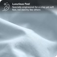 thumbnail image 4 of Bare Home Percale Weave Pillowcase Set - 300 Thread Count - 100% Organic Cotton - Standard, Winter Blue, 4 of 4