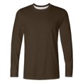 thumbnail image 3 of RXIRUCGD T-Shirt à Col Rond pour Hommes, Décontracté, Mode, Imprimé, Manches Courtes, Chandail, Brun, Taille : L, 3 of 4