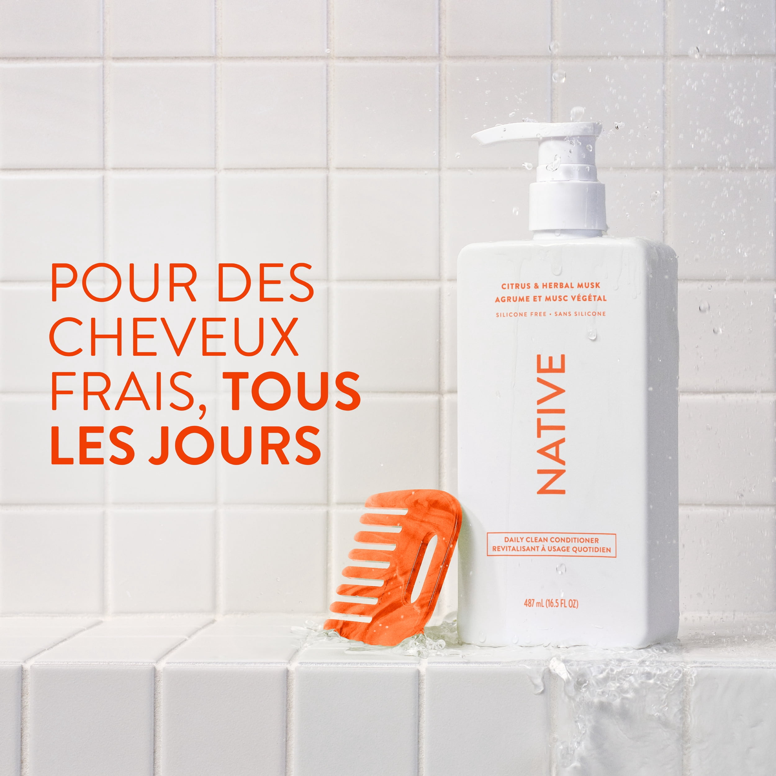 Native Daily Clean Conditioner Citrus & Herbal Musk 487mL
