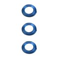 thumbnail image 3 of Transemion 5M Line Car Van Interior Decor Red Point Edge Gap Door Panel Molding N blue 3Set, 3 of 6