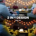 thumbnail image 4 of Outsunny Table de Foyer au Propane de 28 Pouces, avec Housse, Table de Feu de 50 000 BTU, 4 of 10