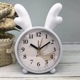 thumbnail image 4 of Nordic Style Cute Rabbit Deer Shaped Alarm Clock Cute Alarm Clock for Bedroom Blue Deer, 4 of 9